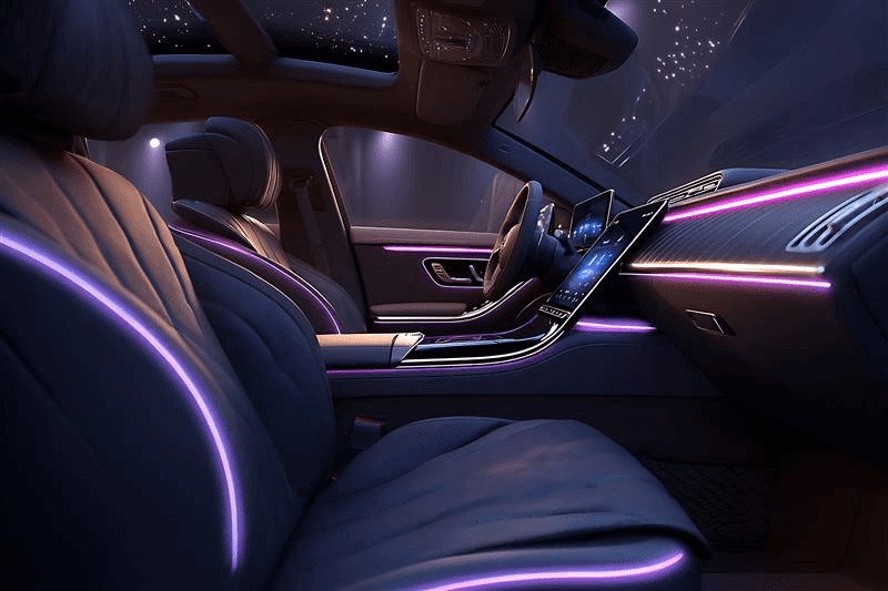 MOCOM_Alcom-Bio-Lighting_Beispielanwendung-Automotive-Innenraum
